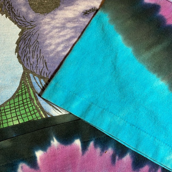 Rare Vintage 1995 Grateful Dead High Steppin Into Town Tie Dye Band Tee - Picture 5 of 6